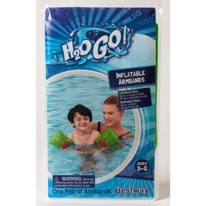 Bestway H2OGO! Kids Inflatable Armbands Lobster Theme Swim Beach Ages 3-6 NEW